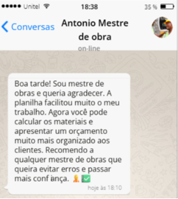 António — António — Mestre de obra